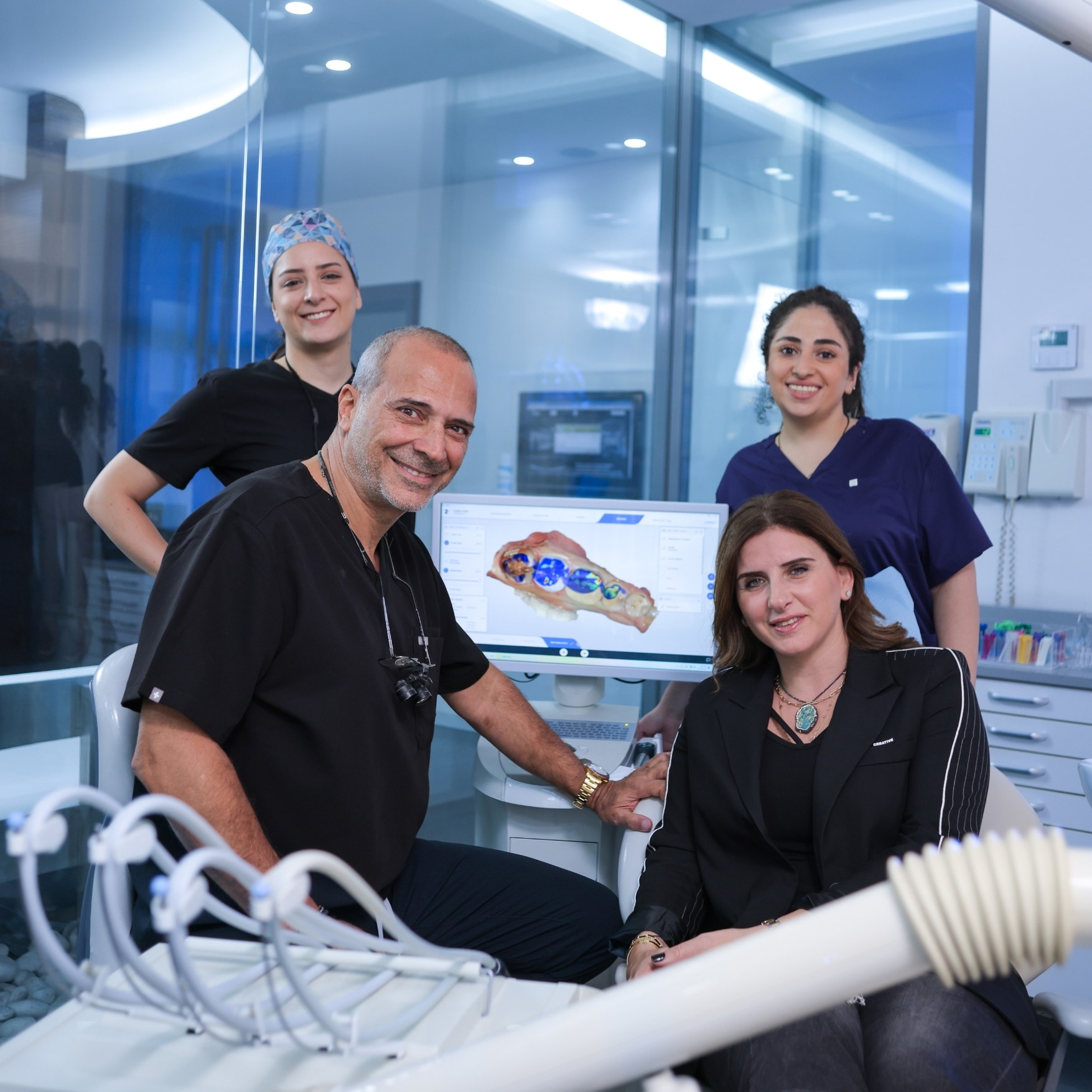 Dr. Hadi Akl is the esteemed founder and chief dentist at Hadi Akl Cosmetic Dentistry, renowned for his extensive expertise and innovative approach in the field. He specializes in incorporating advanced technologies such as CAD/CAM, 3D Printing, and Digit